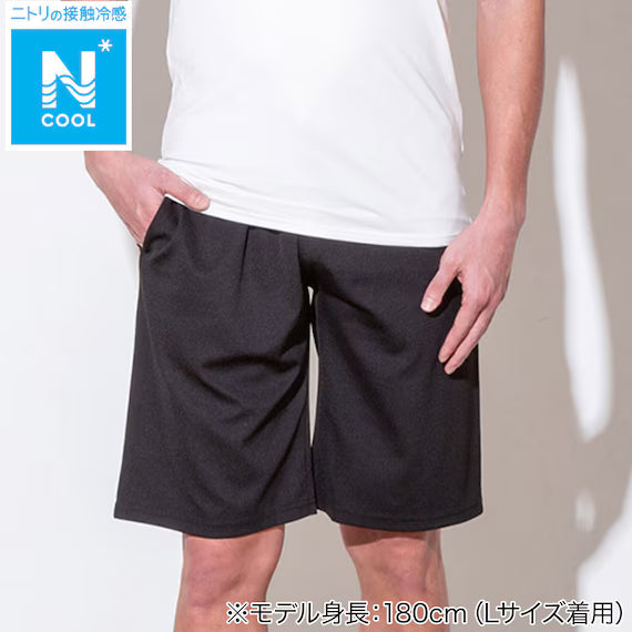 MENS COOL KNEE LENGTH ROOM PANTSNE MESH BK L