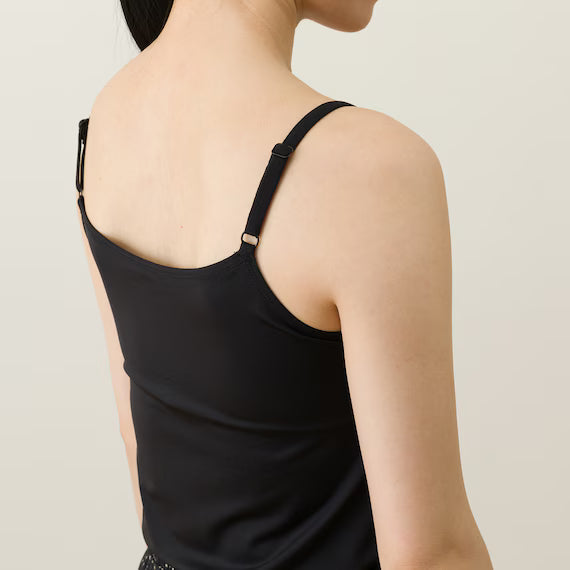 WOMENS SUPER COOL CAMISOLE WITH BUILTIN BRANE BK LL