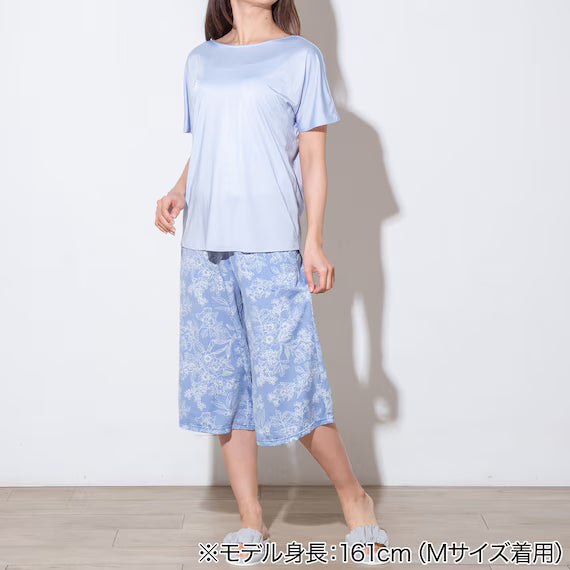 ÁO THUN NỮ SIÊU MÁT TAY DOLMAN MÀU XANH SIZE M