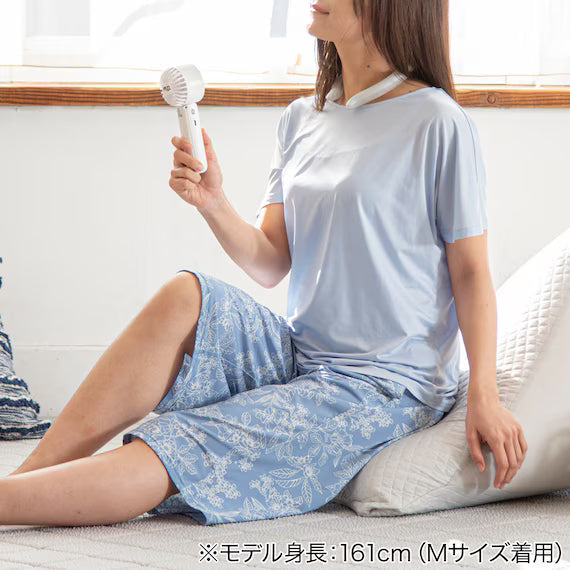 ÁO THUN NỮ SIÊU MÁT TAY DOLMAN MÀU XANH SIZE M