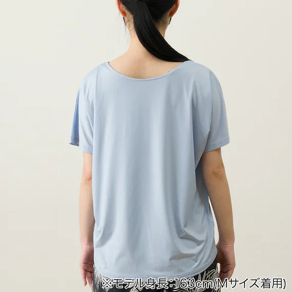 ÁO THUN NỮ SIÊU MÁT TAY DOLMAN MÀU XANH SIZE M