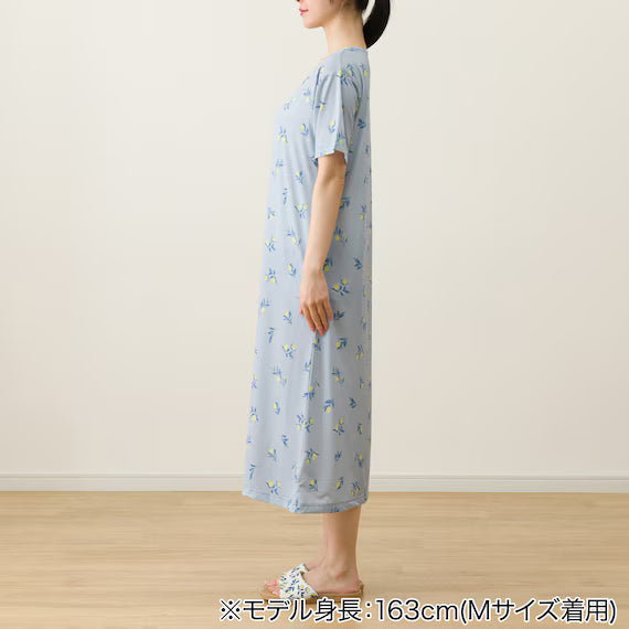 WOMENS COOL RELAXED HOUSE DRESSNEL BL M