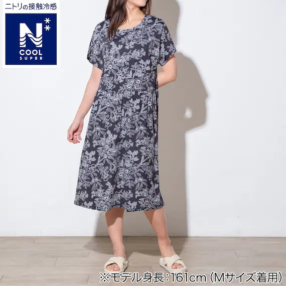 WOMENS SUPER COOL GATHER HOUSE DRESSNE BK LLL