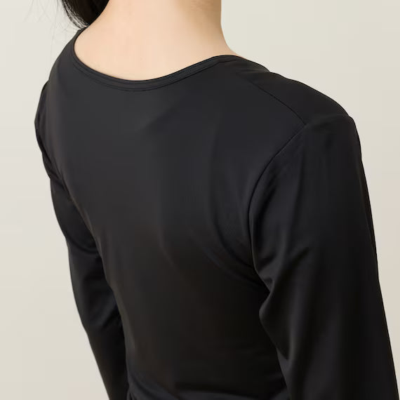 WOMENS UV CUT SUPERCOOL LONG SLEEVE SHIRT NE BK LL