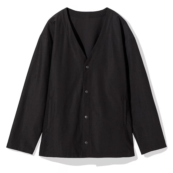 MENS COOL CUT GEORGETTE CARDIGAN NE BK M