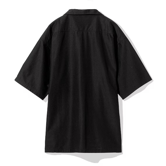 MENS COOL CUT GEORGETTE SHORT SLEEVESHIRT NE BK M