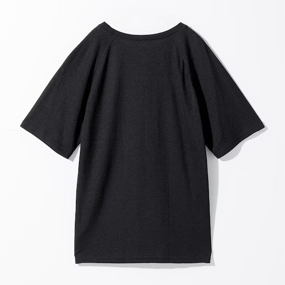 MEN SUPER COOL RAGLAN SLEEVE T-SHIRTS BK LL