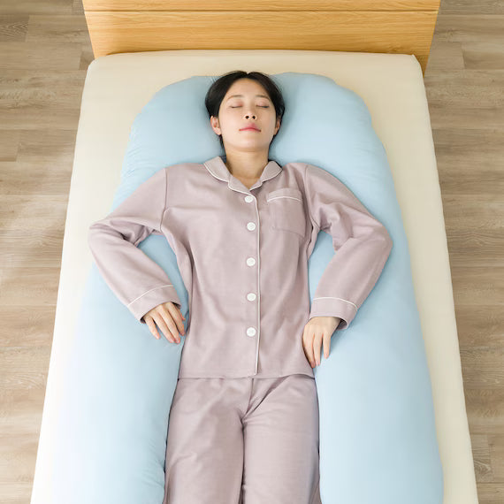 GỐI CHỮ U LÔNG MỊN P2575 XANH CỠ L
