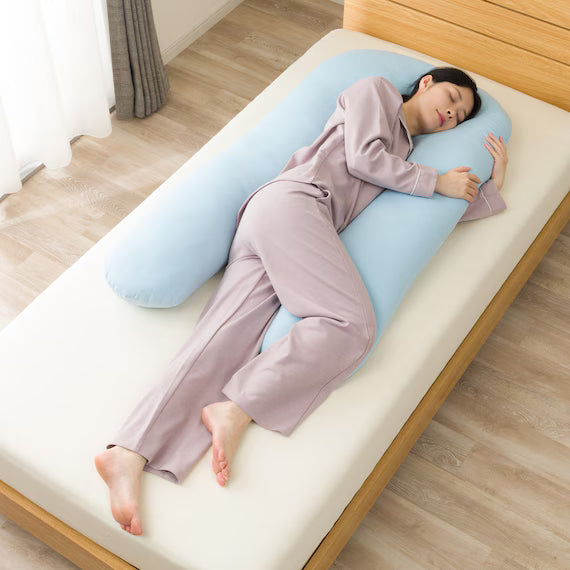 GỐI CHỮ U LÔNG MỊN P2575 XANH CỠ L