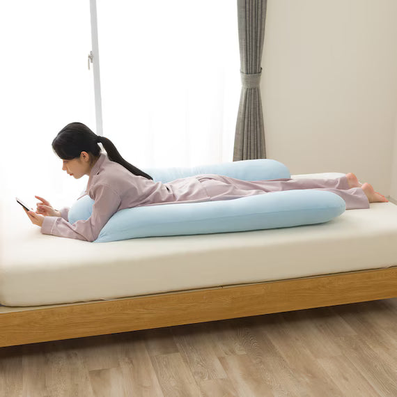 GỐI CHỮ U LÔNG MỊN P2575 XANH CỠ L
