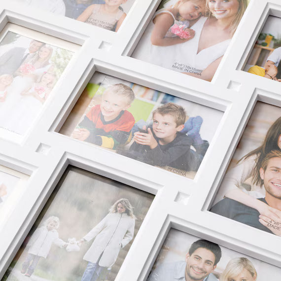 KHUNG ẢNH 9 KHUNG MÀU TRẮNG IT12