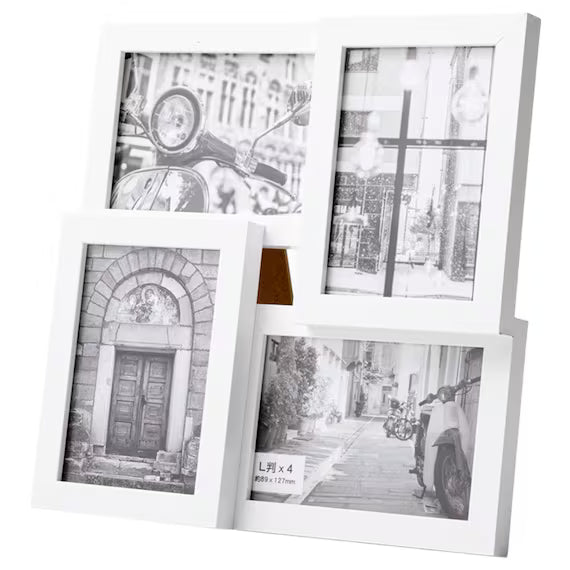 KHUNG ẢNH 4 KHUNG MÀU TRẮNG IT11