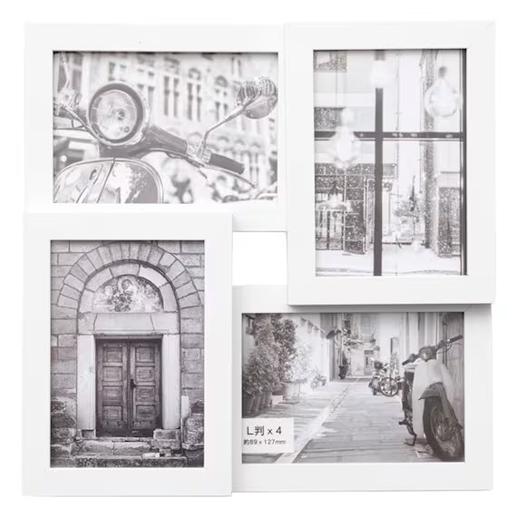 KHUNG ẢNH 4 KHUNG MÀU TRẮNG IT11