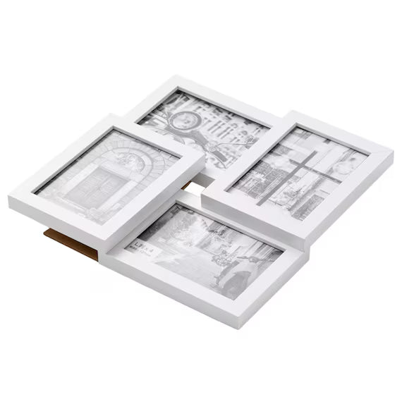 KHUNG ẢNH 4 KHUNG MÀU TRẮNG IT11