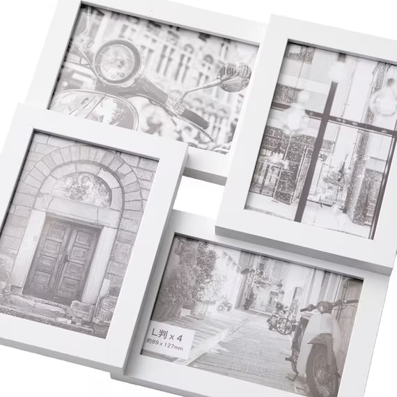 KHUNG ẢNH 4 KHUNG MÀU TRẮNG IT11