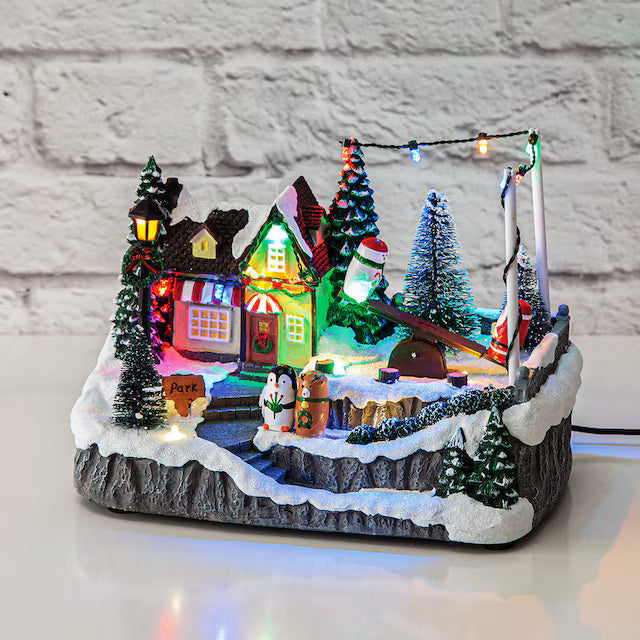 CHRISTMAS ORNAMENT LED MUSIC BOX N4GH02M