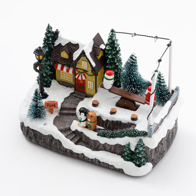 CHRISTMAS ORNAMENT LED MUSIC BOX N4GH02M