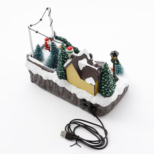 CHRISTMAS ORNAMENT LED MUSIC BOX N4GH02M