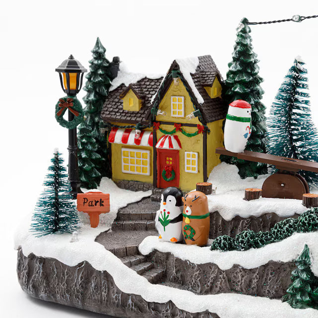 CHRISTMAS ORNAMENT LED MUSIC BOX N4GH02M