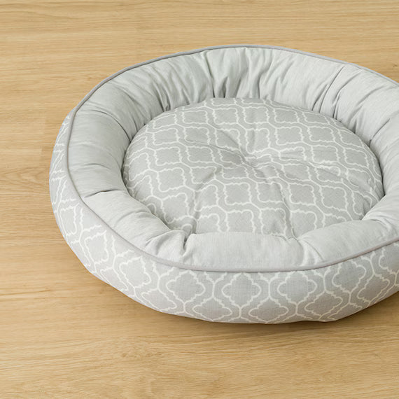 PET BED N-COOL WSP M-ROUND GY S254