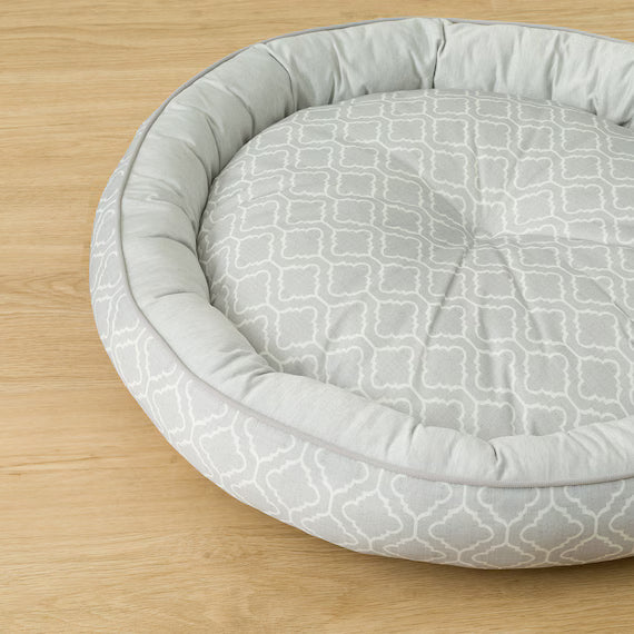 PET BED N-COOL WSP L-ROUND GY S254