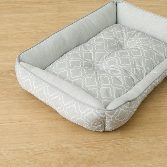 PET BED N-COOL WSP M-SQUARE GY S254