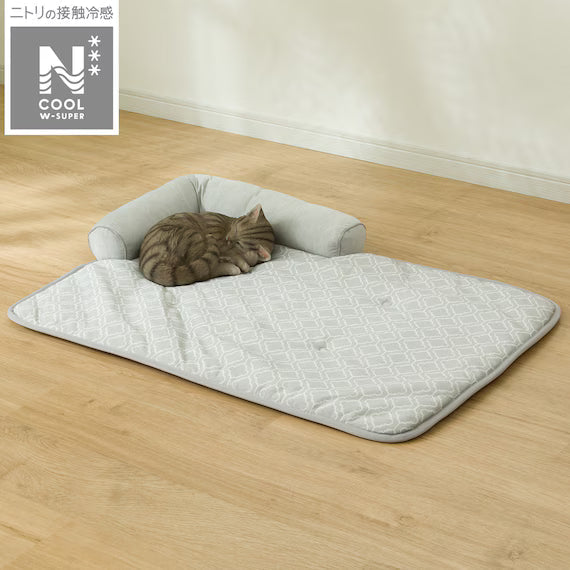PET MAT N-COOL WSP L-SQUARE GY S254