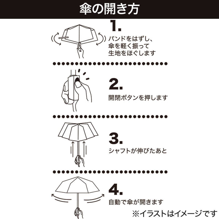 55CM TW UMBRELLA AUTO BK