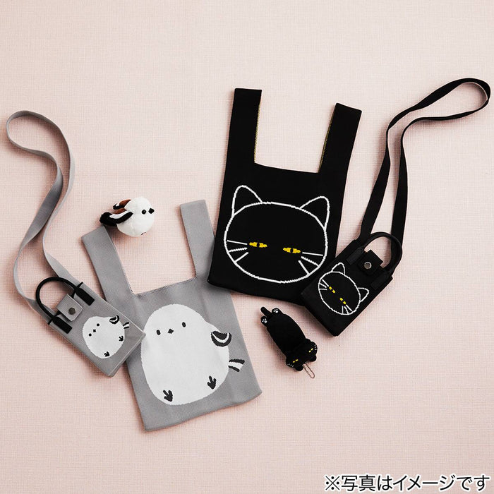 KNIT BAG DECOCAT 26X46 BK