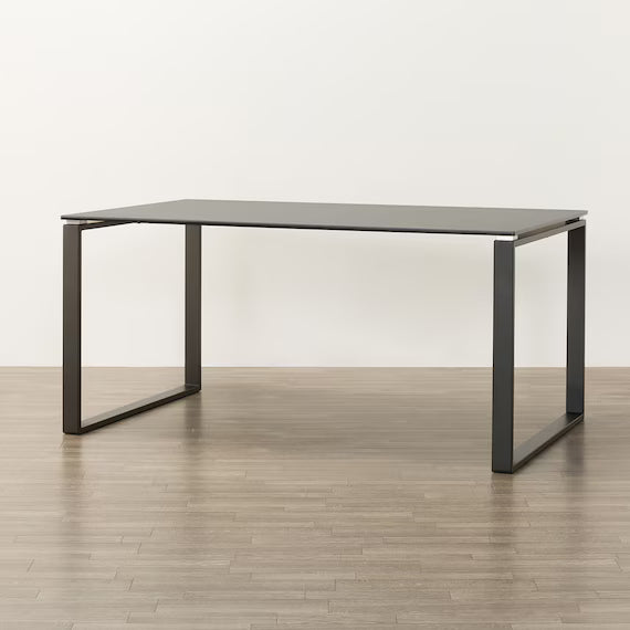 BỘ BÀN ĂN GỐM CERAL 150/90 MÀU XÁM/ĐEN