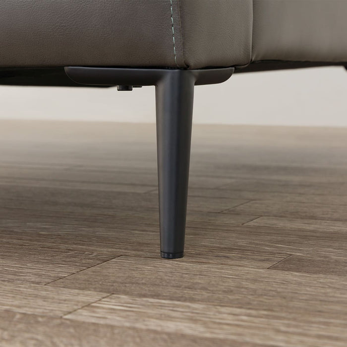 WIDE 3P SOFA SATHERLA LEATHER-C2 DGY