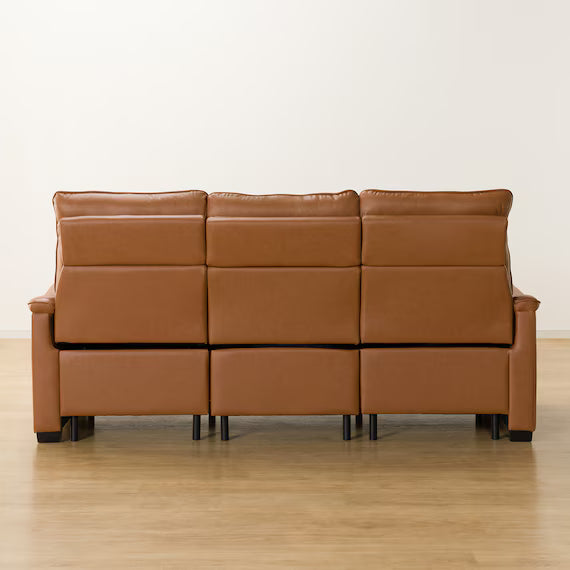 3 ELECTRIC 3P SOFA N-BELIEVA 3 TK-LEATHER DBR