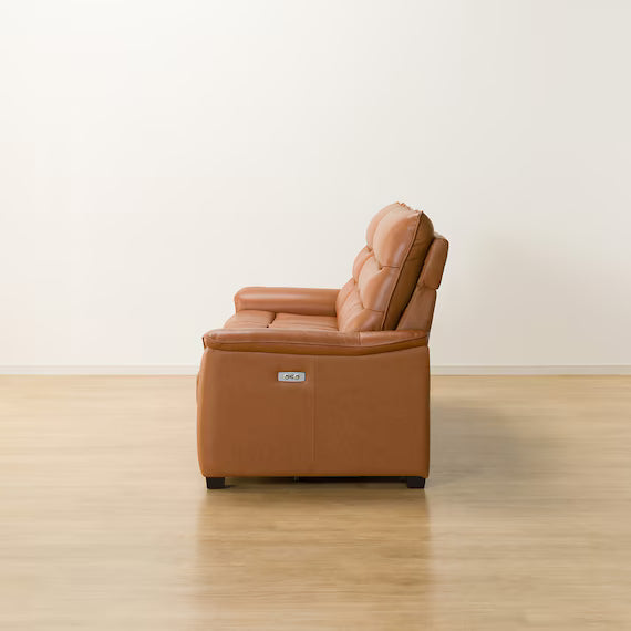 3 ELECTRIC 3P SOFA N-BELIEVA 3 TK-LEATHER DBR