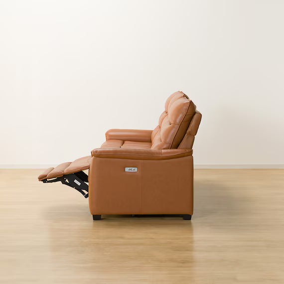 3 ELECTRIC 3P SOFA N-BELIEVA 3 TK-LEATHER DBR