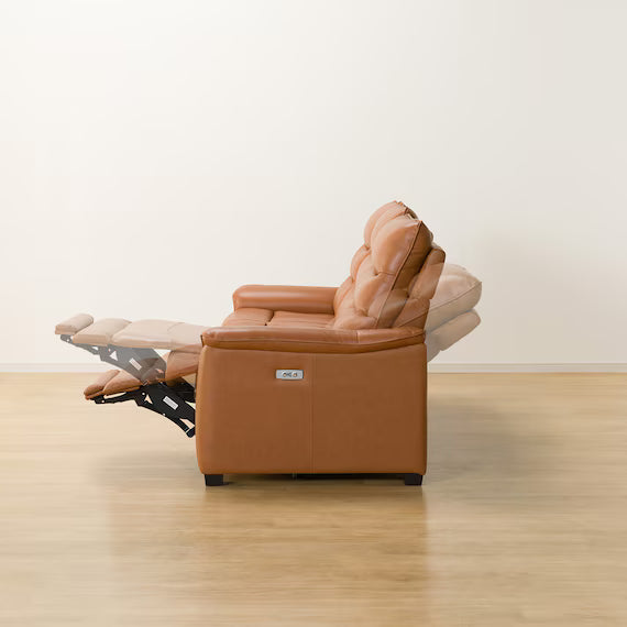 3 ELECTRIC 3P SOFA N-BELIEVA 3 TK-LEATHER DBR