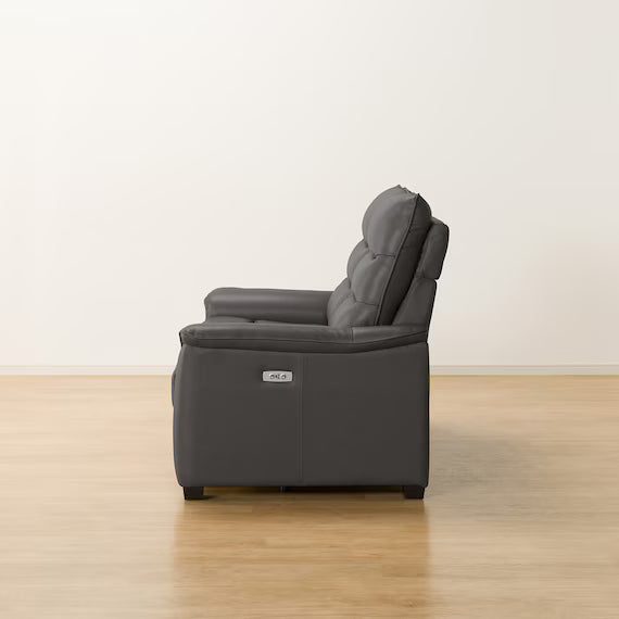 2P ELECTRIC SOFA N-BELIEVA 3 TK-LEATHER DBR