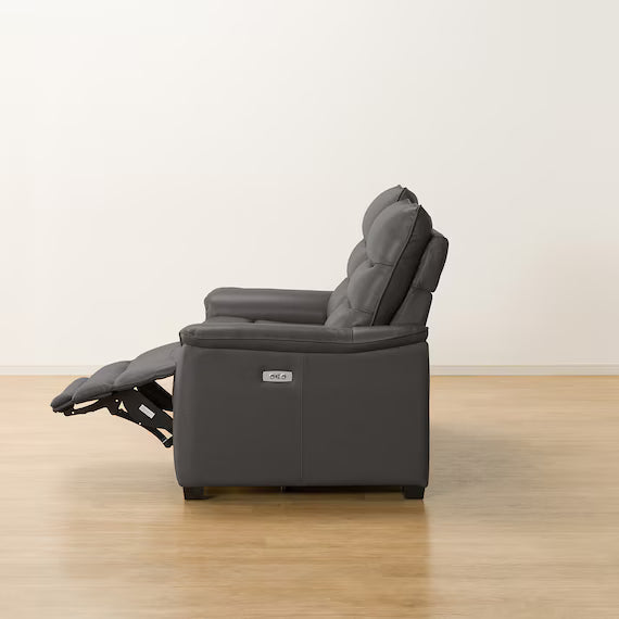 2P ELECTRIC SOFA N-BELIEVA 3 TK-LEATHER DBR