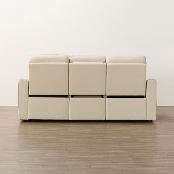 SOFA ĐIỆN 3 CHỖ KÈM BÀN UM04 MÀU KEM
