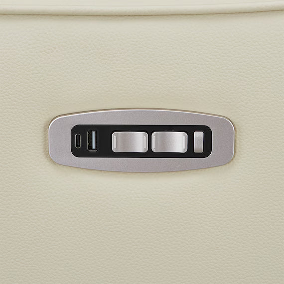 SOFA ĐIỆN 3 CHỖ KÈM BÀN UM04 MÀU KEM