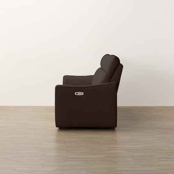 SOFA ĐIỆN 3 CHỖ KÈM BÀN UM04 MÀU NÂU ĐẬM