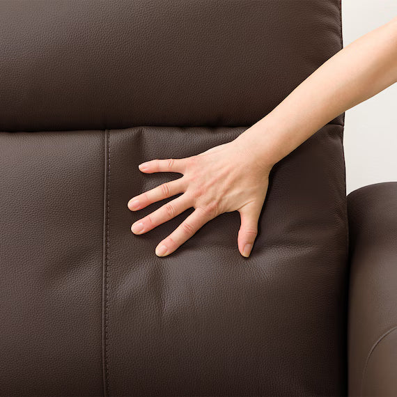 SOFA ĐIỆN 3 CHỖ KÈM BÀN UM04 MÀU NÂU ĐẬM
