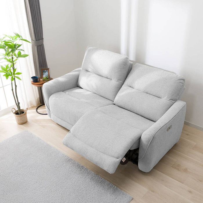 WIDE 2SEATER RECLINING SOFA HE02N LGY