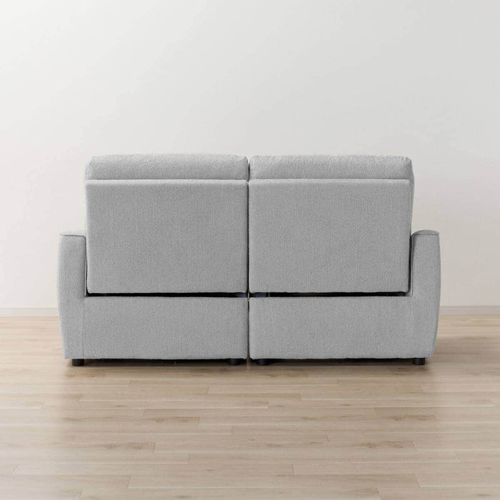 WIDE 2SEATER RECLINING SOFA HE02N LGY
