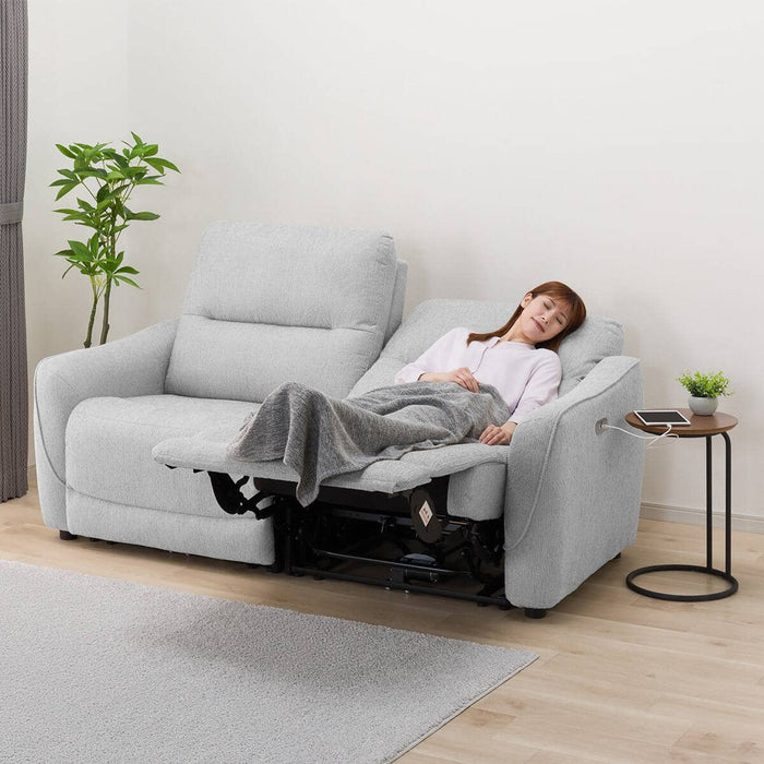 WIDE 2SEATER RECLINING SOFA HE02N LGY