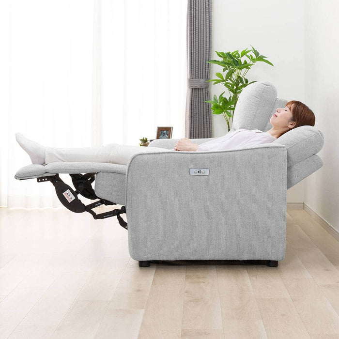 WIDE 2SEATER RECLINING SOFA HE02N LGY
