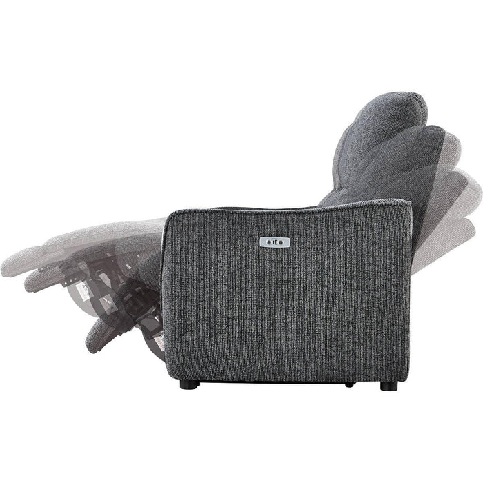 WIDE 2SEATER RECLINING SOFA HE02N DGY