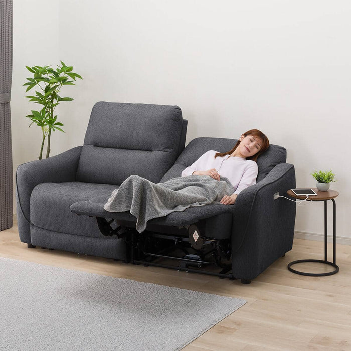 WIDE 2SEATER RECLINING SOFA HE02N DGY