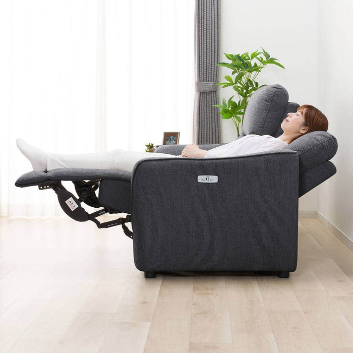 WIDE 2SEATER RECLINING SOFA HE02N DGY