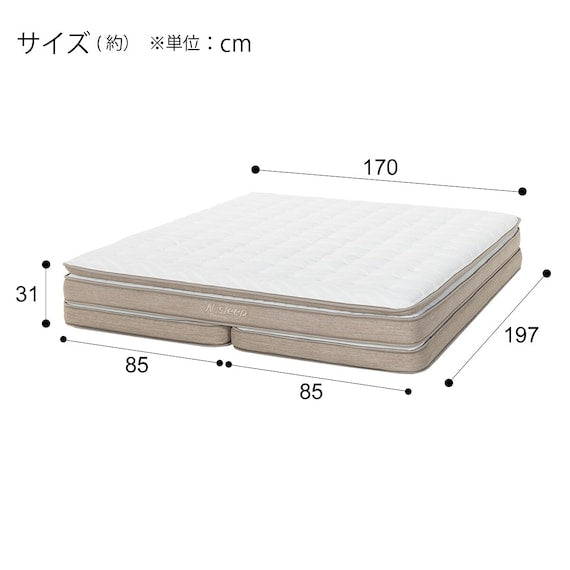 QUEEN MATTRESS N-SLEEP PREMIUM P3-CC UNT