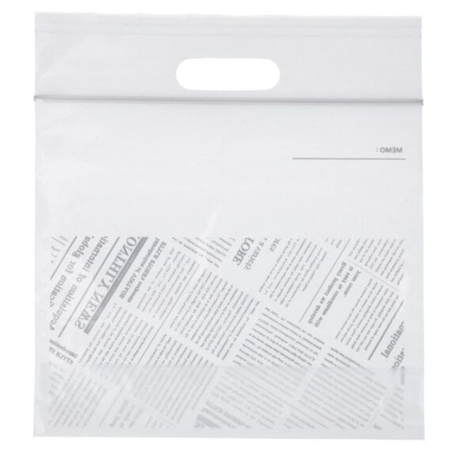 FREEZERBAG SINGLE ZIPPER WITH HANDLE L 16P TG